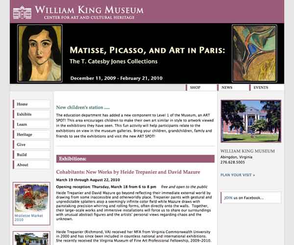William King Museum screenshot