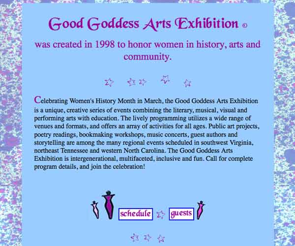 Good Goddess Arts Exhibition screenshot